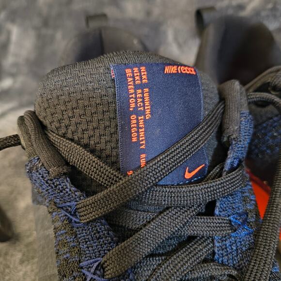 Nike React Infinity Run Flyknit 3 running shoeBlack/Obsidian/Bright Crimson 15 main image 9